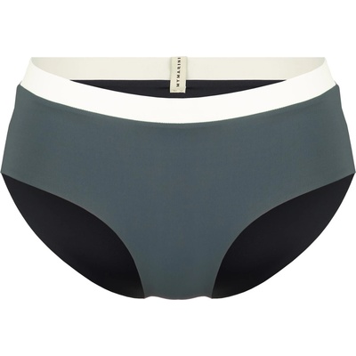 MYMARINI Дамско бикини долнище MYMARINI Women's Shorts Bikini bottom - Black / Grey / White - размер XL (150-5682-0114)