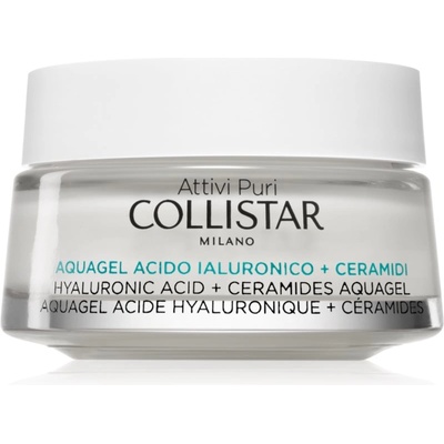 Collistar Attivi Puri Hyaluronic Acid + Ceramides Aquagel хидратиращ крем-гел с озаряващ ефект с хиалуронова киселина 50ml