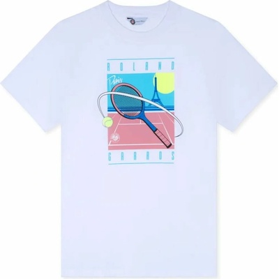 Pánské tričko Roland Garros Timmy Miami white Bílý