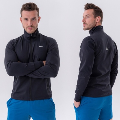 Nebbia Športová na zips s bočnými vreckami Control 332 BLACK