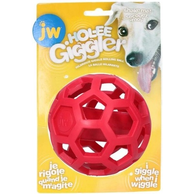 JW Pet Hol ee Giggler děrovaný míč 11,5 cm