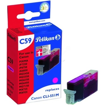Compatible Тонер, Pelikan, CLI551M XL, за Canon (1021430266)