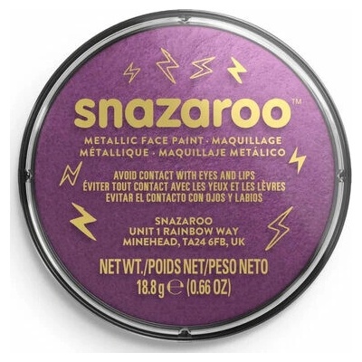 Snazaroo farba na tvár metalická fialová 18 ml