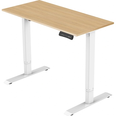 Delso Výškovo nastaviteľný stôl ADJUSTER PRO 70 x 120 cm dub