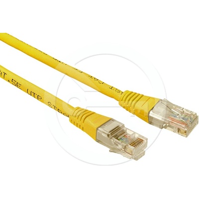 Solarix C5E-155YE-5MB Patch CAT5E UTP PVC, 5m, žlutý