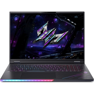 Лаптоп Acer Predator Helios 18 AI, PH18-I71-93T3, Intel Core Ultra 9 290HX Plus (up to 5.50GHz, 36MB), 18" WQXGA (2560x1600) IPS Mini LED 250Hz, 2*32GB DDR5, 2*1TB NVMe SSD, RTX 5080 16GB GDDR7, (NH.U3HEX.003)