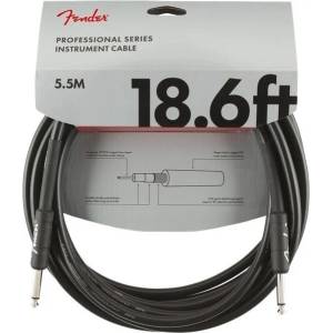 Fender Professional Series Black 5, 5 m Директен - Директен Инструментален кабел (0990820020)