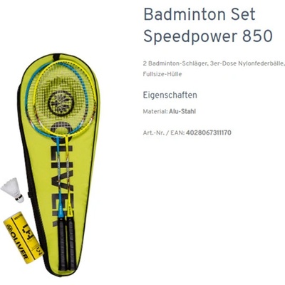Oliver Speedpower 850