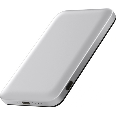 Xmart Преносима външна батерия Xmart PB-500S, 5000 mAh, MagSafe, Сребриста (25127)