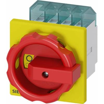 Siemens Vačkový spínač 0-1 3P 25A k instalaci, černý IP65 3LD2103-0TK53