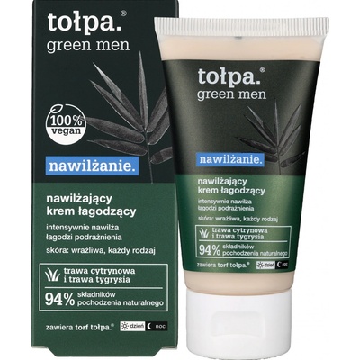 Tołpa Green Men osviežujúci krém s hydratačným účinkom Lemon Grass Tiger Grass Mint Hypoallergenic 50 ml
