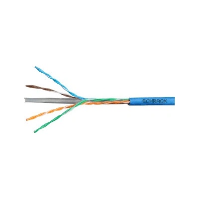 Schrack HSEKU423H4 U/UTP Cat.6 4x2xAWG24 300 MHz, LS0H, Eca, modrý