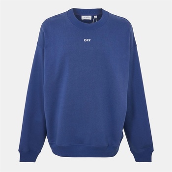 Off White Блуза Off White Men's Skate Contemporary Fit Crew Sweatshirt - Dark Blue-White
