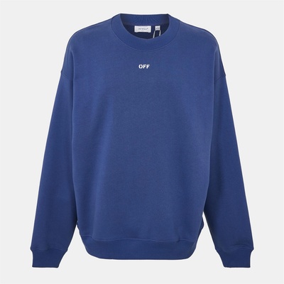 Off White Блуза Off White Men's Skate Contemporary Fit Crew Sweatshirt - Dark Blue-White