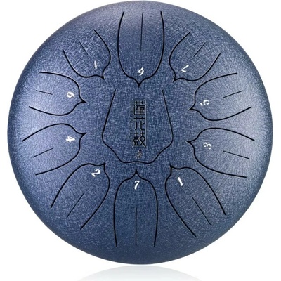 Tongue drum 12' 30cm 11 tónů C-dur šedý s příslušenstvím.