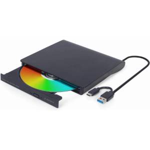 Gembird DVD-USB-031 Slim DVD Writer Black BOX (DVD-USB-031)