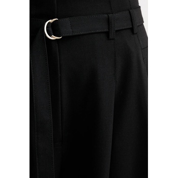 Marella Панталон с вълна Marella в черно с широка каройка, с висока талия 2523136011200 (2523136011200)