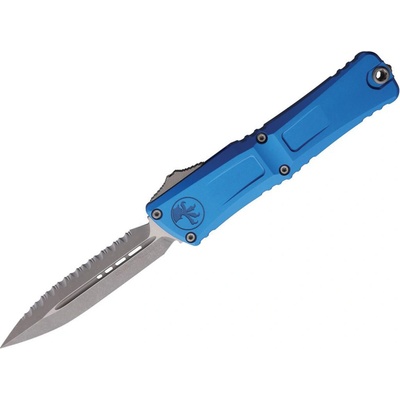 Microtech Combat Troodon Gen III D/E Blue Apocalyptic Full Serrated 1142-12 APBL