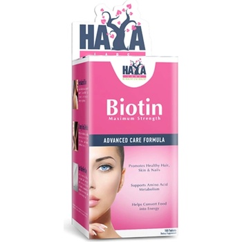 Haya Labs Biotin Maximum Strength, 100 таблетки, Haya Labs (21388)
