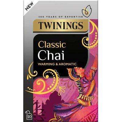 TWININGS černý čaj CLASSIC CHAI 20 sáčků 40 g