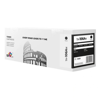 Compatible (hp w1106a 106a) Тонер Черна печатаща касета (th-106an)