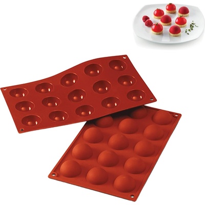 Silikomart Форма за сладки Sf005 Semisfera силиконова (20.005.00.0065)