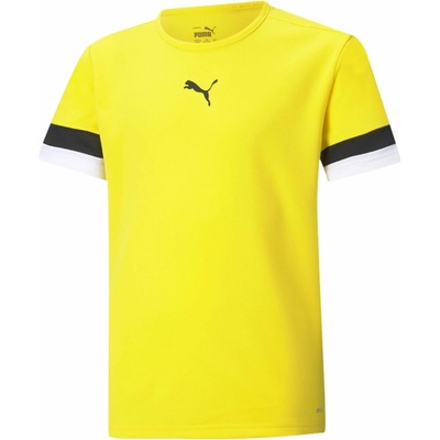 Puma Detské tričko TEAMRISE JERSEY JR žltá čierna biela