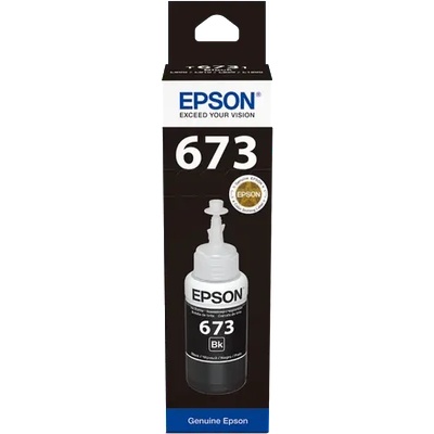 Epson БУТИЛКА МАСТИЛО ЗА EPSON EcoTank L800/L810/L850/L1800/L805 - Ink Bottle - Black - /673/ - T6731 - PN C13T67314A (201EPST6731)