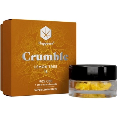 Happease Lemon Tree Crumble, 90% CBD, 1 g