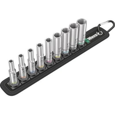 WERA Belt A Deep 1 socket set, 1/4 drive