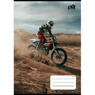 COOL BY VICTORIA Sešit Motocross 21-32 mix motivů A5 linkovaný 4-8. třída