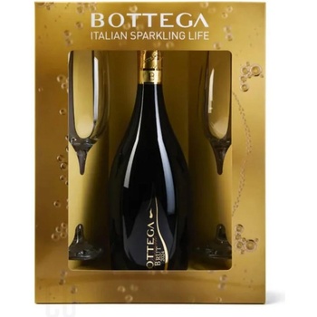 Bottega Ботега Милезимато Брут с 2 чаши