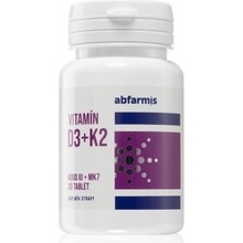 Abfarmis Vitamín D3+K2 4000IU+MK7 30 tablet