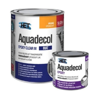 HET Aquadecol Epoxy Clear M 4 kg transparentná