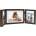 vidaXL Тройна фоторамка колаж тъмнокафява 28x18 см+2x(13x18 см) (332751)