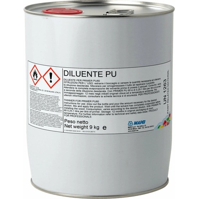 MAPEI Diluente PU riedidlo pre polyuretánový penetračný náter Primer PU 60 9 kg