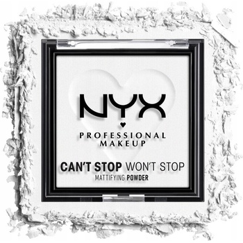 NYX Professional Makeup Can't Stop Won't Stop Mattifying Powder zmatňujúci púder 11 Bright Translucent 6 g