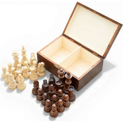 Šachové figúrky Staunton 5 v drevenom boxe