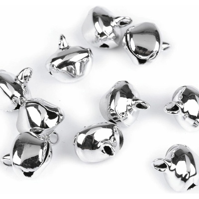 Rolničky 13x16 mm stříbrná 10ks