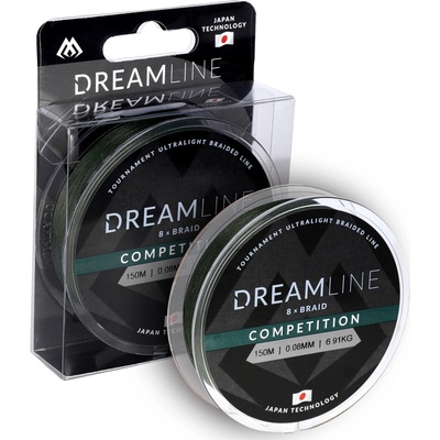 Mikado Šňůra Dreamline Competition Zelená 150m 0,08mm 6,91kg