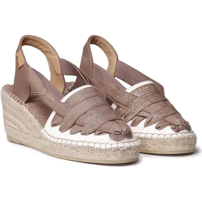TONI PONS Tracy-CZ Wedge Espadrilles - Brown (Taupe)