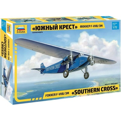 Zvezda Fokker F VIIb/3m Trimotor 1:72