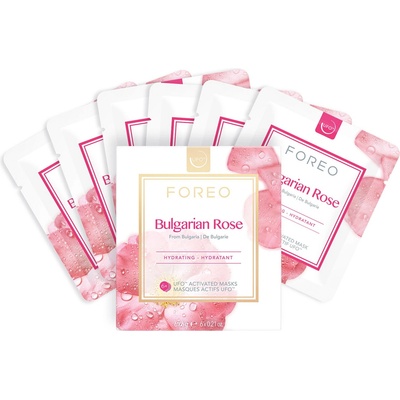 FOREO UFO Mask Bulgarian Rose x 6 Маска за лице дамски 36gr