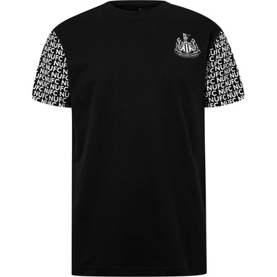 Source Lab Newcastle United Graphic T-shirt Adults Black