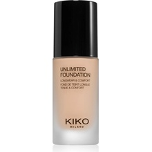 KIKO Milano Unlimited Foundation dlouhotrvající tekutý make-up s matným efektem 02 Gold 30 ml