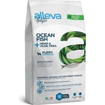 Alleva Holistic dog ocean fish Puppy & junior Medium 2 kg
