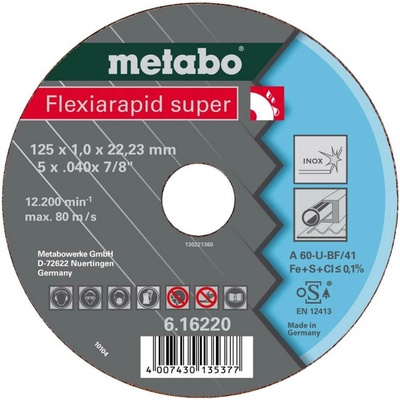 Metabo Flexiarapid super brúsny kotúč 125 x 22.23 mm 616220000 25 ks