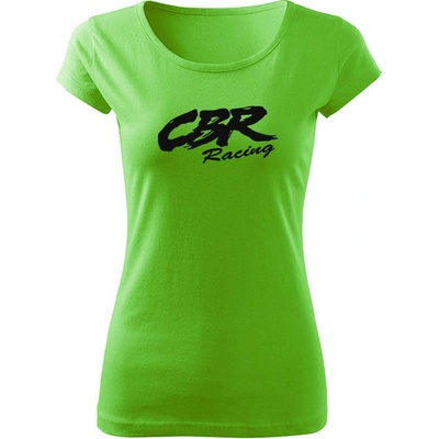 Tričko CBR racing dámske tričko Jablkovozelená Čierna