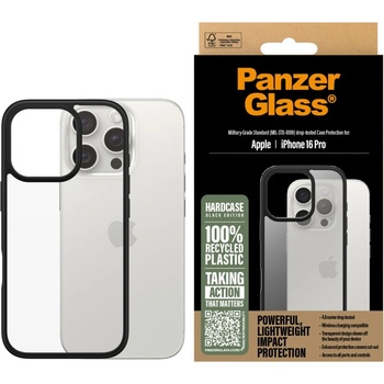 Panzer Калъф PanzerGlass - HardCase, iPhone 16 Pro, черен (5715685003196)