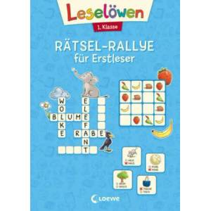 Leselöwen Rätsel-Rallye für Erstleser - 1. Klasse (Hellblau) | Dominik Rupp (ISBN: 9783743211858)